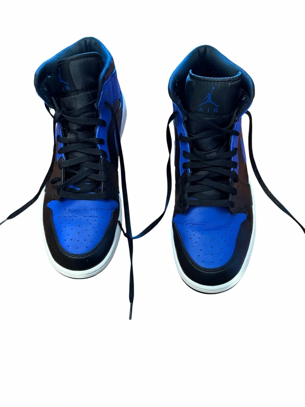 Classic Air Jordan 1 Mid Hyper Royal men’s sneakers